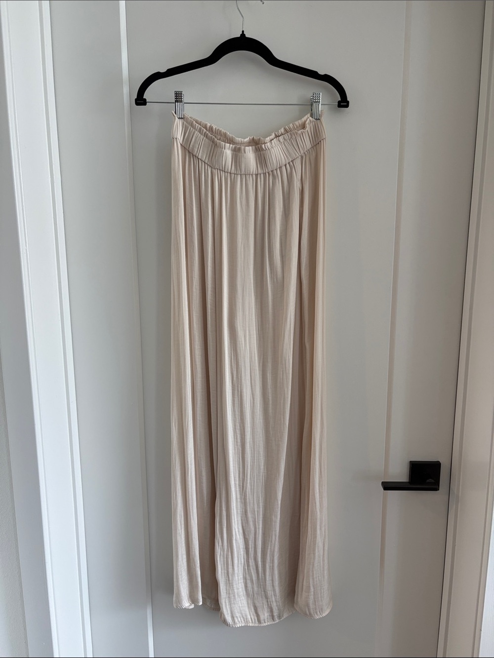 Zara Beige Lightweight Flow Pants